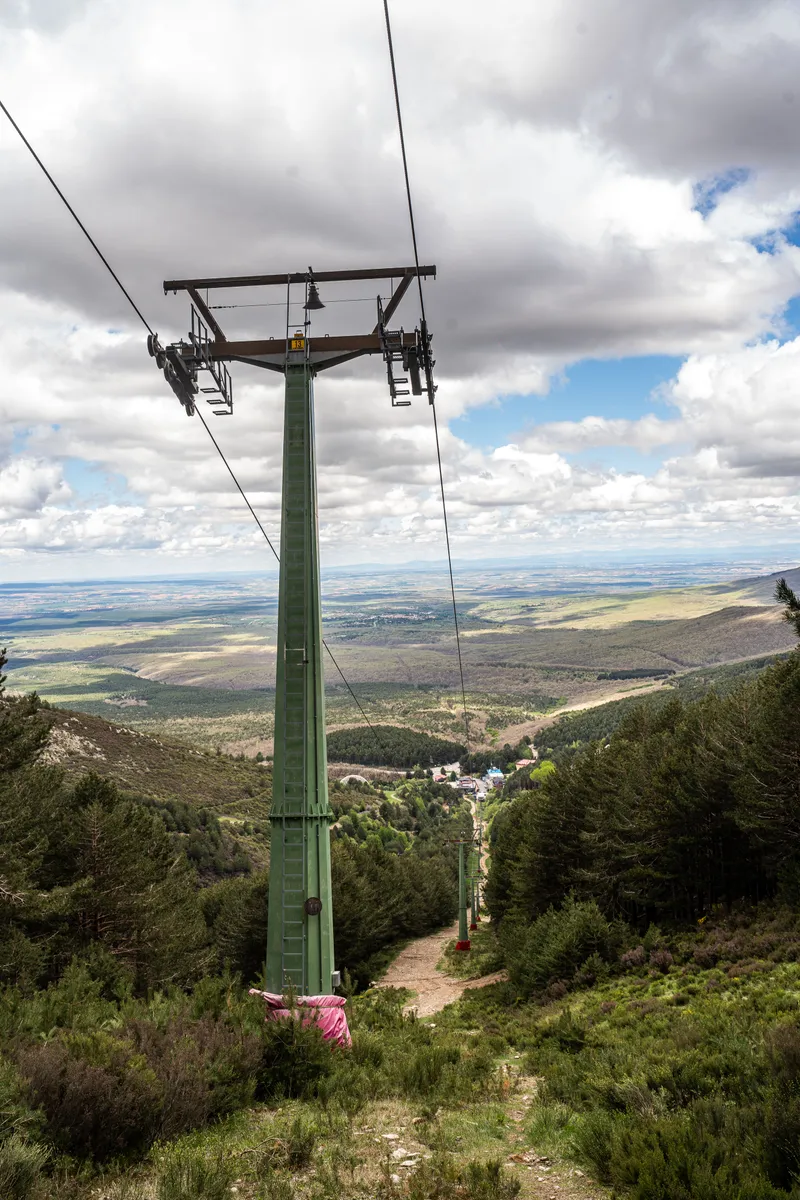 Chairlift at La Pinilla